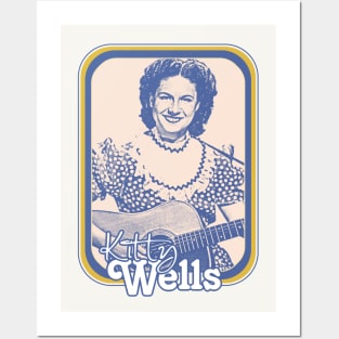Kitty Wells // Retro Style Country Artist Fan Design Posters and Art